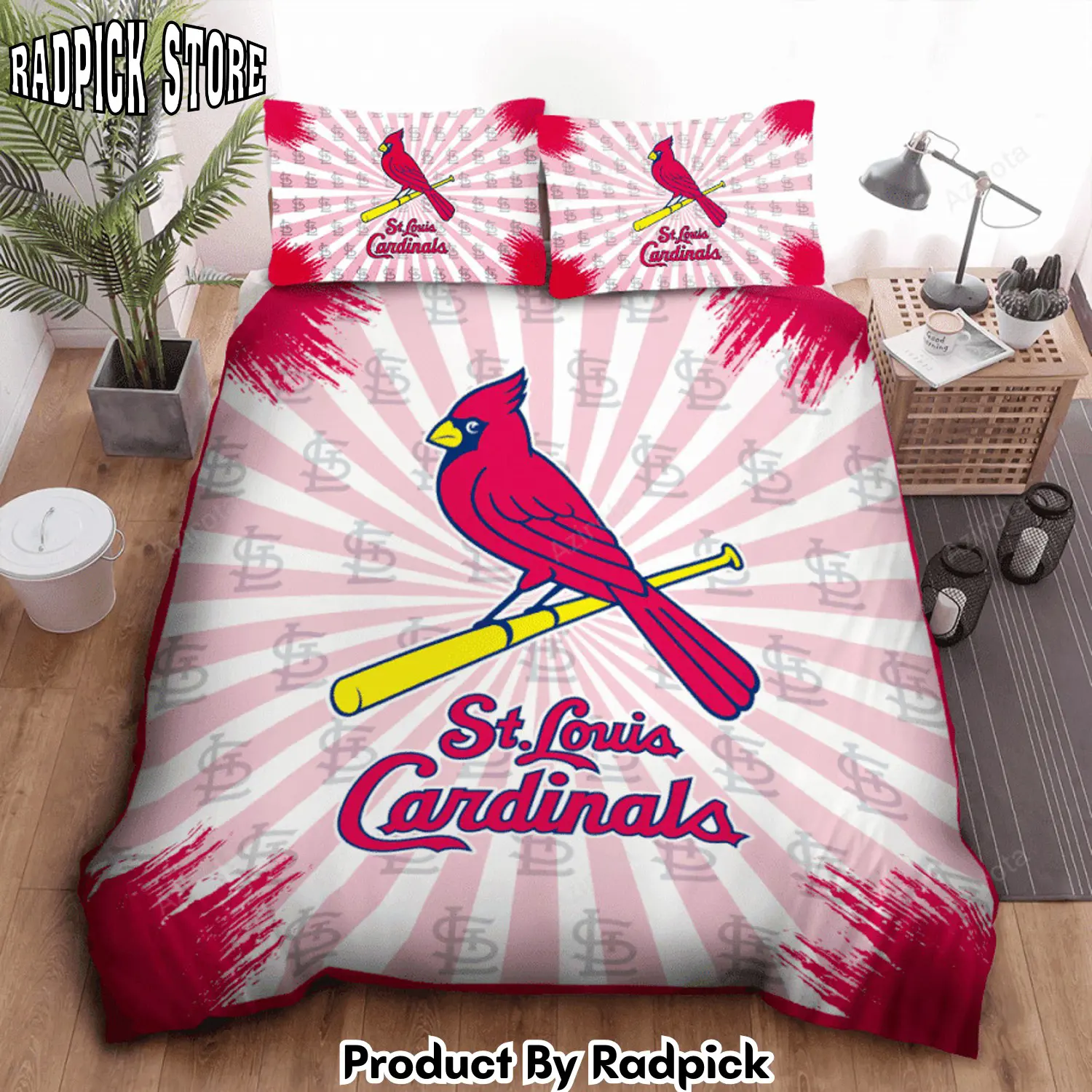 Radpick st louis cardinals bedding set rp3272022